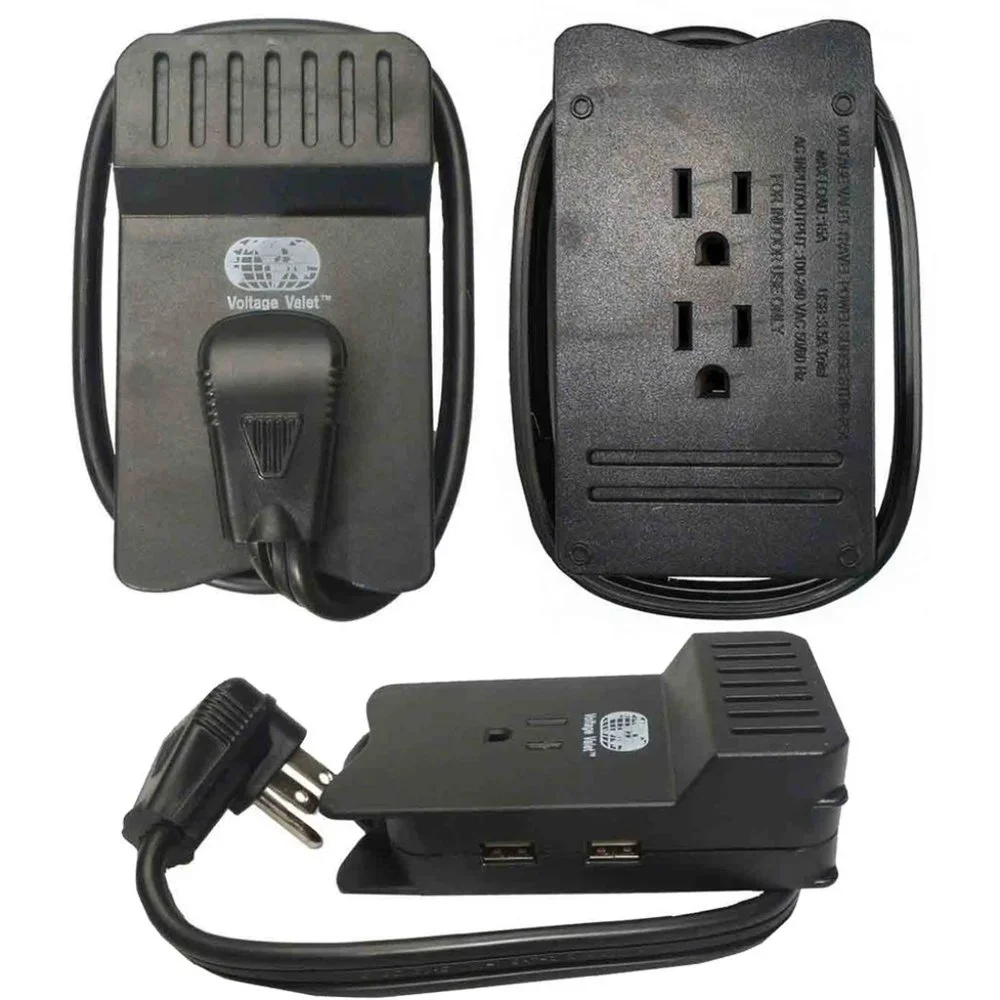 Travel Power Surge Strip with USB